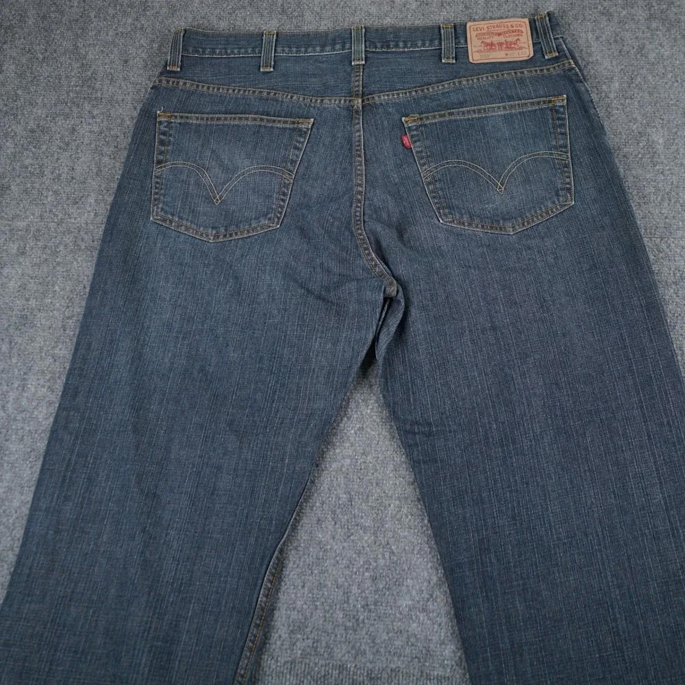 Levi's 559 Relaxed Straight Jeans Mens 40x32 Blue‎ Denim Pants 100% Cotton